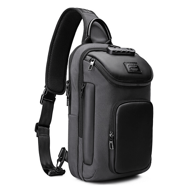Waterproof Multifunction Shoulder Bag for Men / Stylish Male Large Capacity Crossbody Bags
