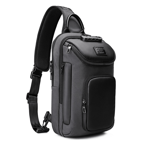 Waterproof Multifunction Shoulder Bag for Men / Stylish Male Large Capacity Crossbody Bags